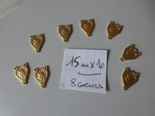 lot de 8 medailles Coeur de