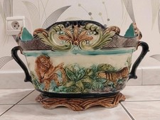 Rare jardinière barbotine