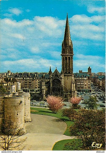 Carte postale caen - carte,
