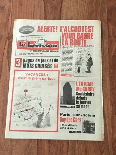 Journal hérisson 1684 - journal, n°