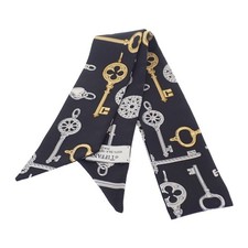 TIFFANY&Co.  foulard noir soie