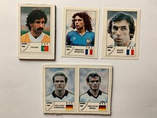 LOT 5 VIGNETTES " RECUPERATION " PANINI EURO 84 - GERAMONT