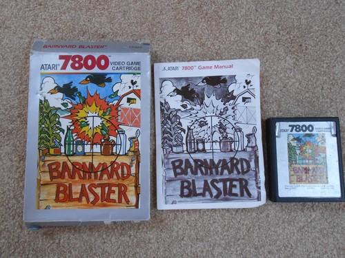 Atari 7800 barnyard buster - -,