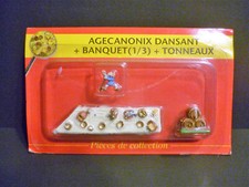Le VILLAGE d'ASTERIX figurine  AGECANONIX DANSANT Atlas PLASTOY ( no pixi )
