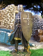 Soldat plomb MOYEN-AGE : Le CHEVALIER HOSPITALIER... ( 1 )