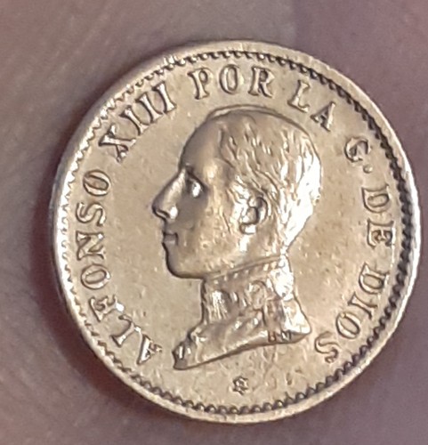 Pièce 1912 espagne cént - de,