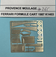 #265 - Photodecoupe POUR FERRARI FORMULE CART 1987 Provence Moulage K1403
