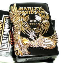 Japan Limited ZIPPO Harley-Davidson Ion Coating noir x or HDP-15