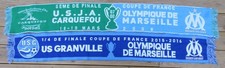 Lot 2 écharpe OM MARSEILLE vs