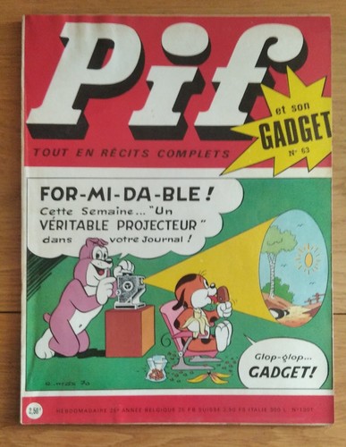 Pif gadget - gadget, n°