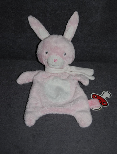 Doudou ours plat lapin tex - plat,