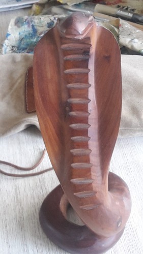 Sculpture serpent bois 29 - bois,