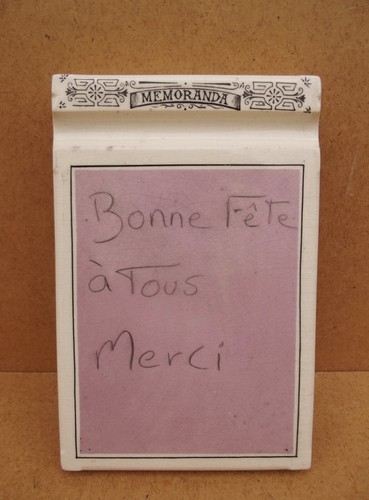 Ancien écritoire céramique - ancien,