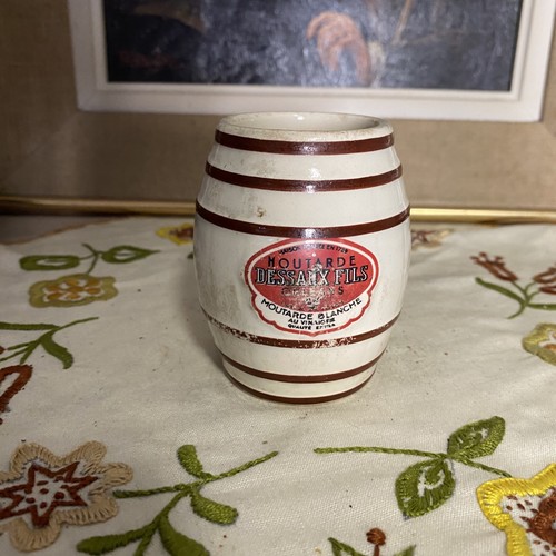 Ancien pot moutarde dessaux - pot, à