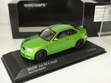 BMW SERIE 1 M COUPE 2011 Vert MINICHAMPS 1:43
