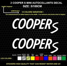 2 COOPER S MINI LOGO sticker