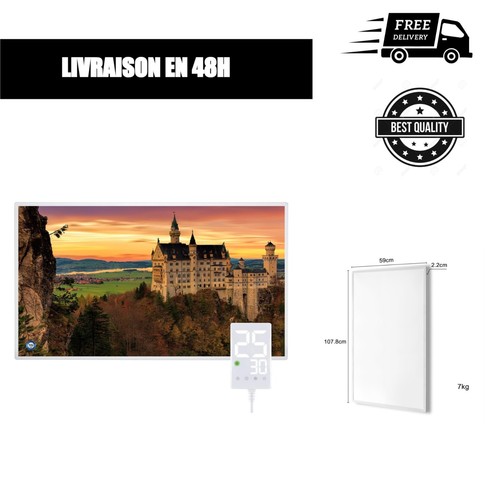 Chauffage infrarouge mural - chauffage,