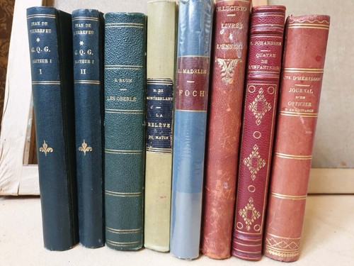Lot livres guerre - de, 8