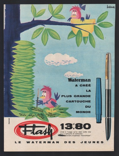 Publicité 1961 écriture - publicité,