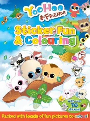 Yoo hoo friends sticker fun - hoo,