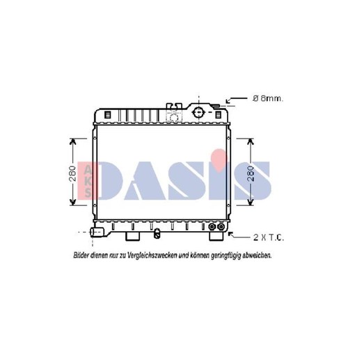 Aks dasis radiateur moteur - dasis,