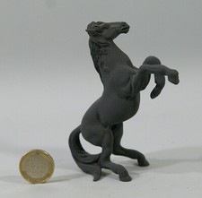 PETIT CHEVAL CABRE, figurine gris mat, 10 cm