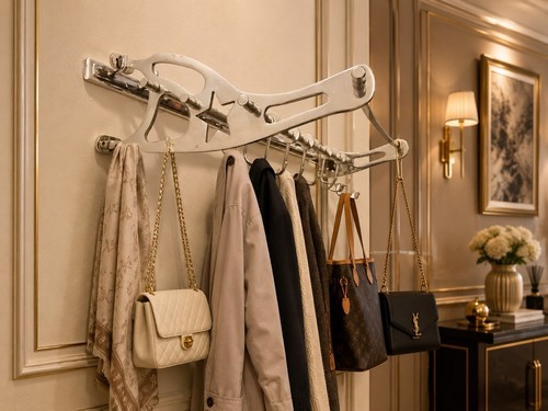 Porte bagages mural vintage - mural,