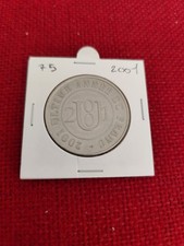 Jeton MDP Dépt 75 2001 Ultime année du Franc