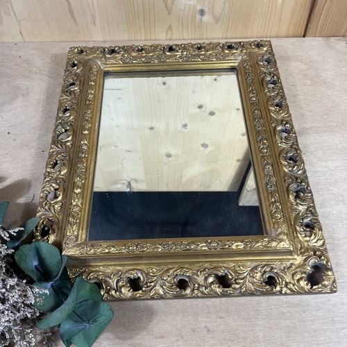 Miroir ancien bois sculpté - ancien, en