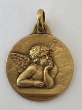 Superbe ancien GRAND MEDAILLON