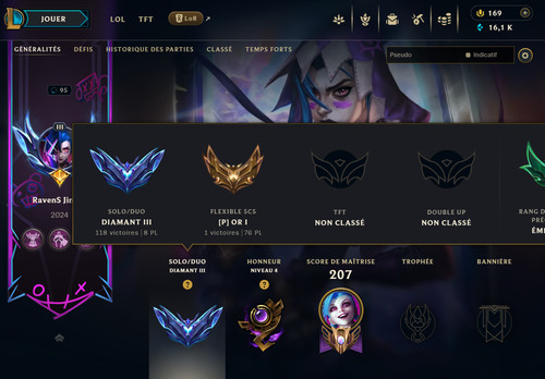 Compte league legends - compte,