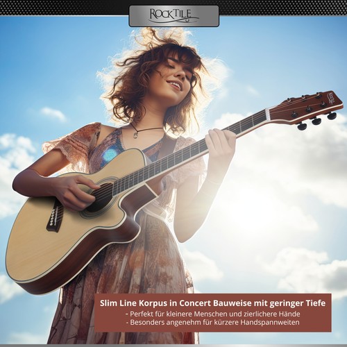 Guitare acoustique rocktile - guitare,