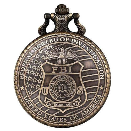 Montre gousset fbi federal - montre,