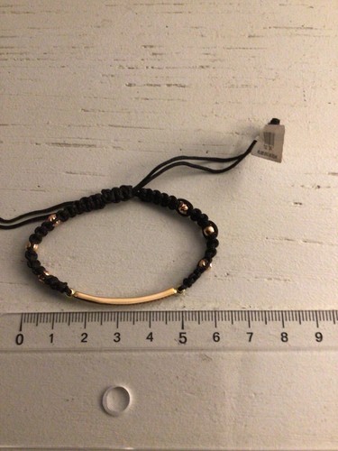 Bracelet cordon noir ruban - bracelet,