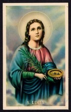 image pieuse ancianne de Santa