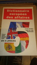 Dictionnaire européen des