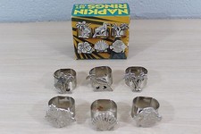 Napkin Rings Holder Set  6