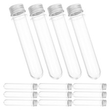  20 Pcs Pour Le Laboratoire Tube À Essai Eprouvette Bouteilles En Plastique