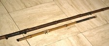 canne à pêche bambou et cuivre - ancienne - 185 cm -