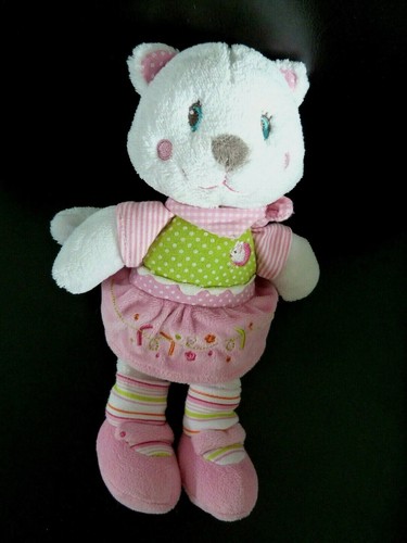 Doudou peluche chat - o1.,