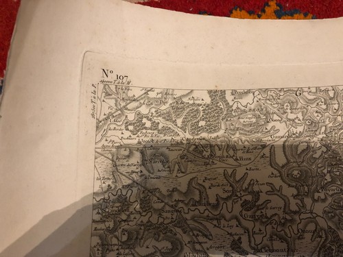 Carte cassini 107 - carte, de