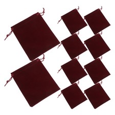  10 Pcs Pochon Bijoux Sacs