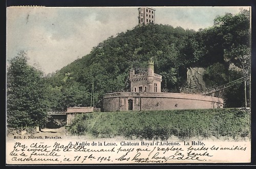 Cpa hoyet chateau royal - cpa,