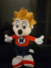 Vipb/ Peluche  HERISSON Garcon Tee-shirt Brodé N Mascotte Nigloland TBE H 38cm 