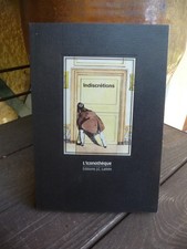 CURIOSA. INDISCRETIONS. 36 PLANCHES EROTIQUES. LATTES. L'ICONOTHEQUE. 1990.