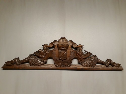 Ancien fronton breton - ancien, en