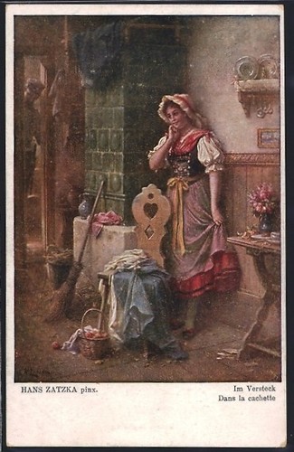 Carte postale artiste hans - d'artiste,