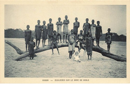 Gabon dc51012 ecolieres sur - gabon, #dc51012