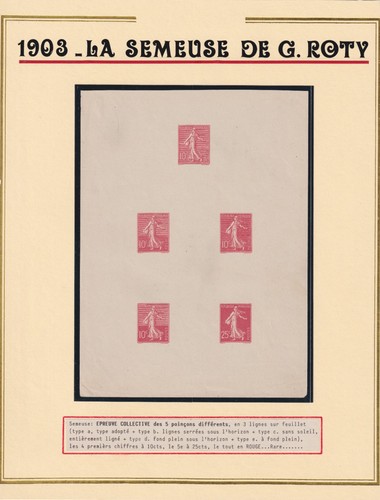 Lot 1674 épreuve semeuse - -,
