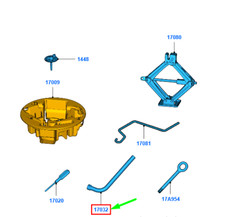 Clé à fourche FORD KA MK2